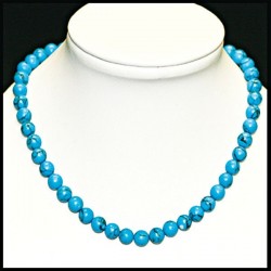 collier howlite turquoise 