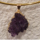 améthyste pendentif