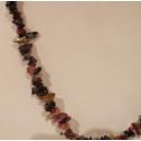 collier baroque tourmaline mélangée