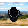 collier renforcé blanc  anneaux de vie© de type lakhovsky