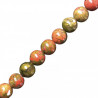 bracelet unakite  boules