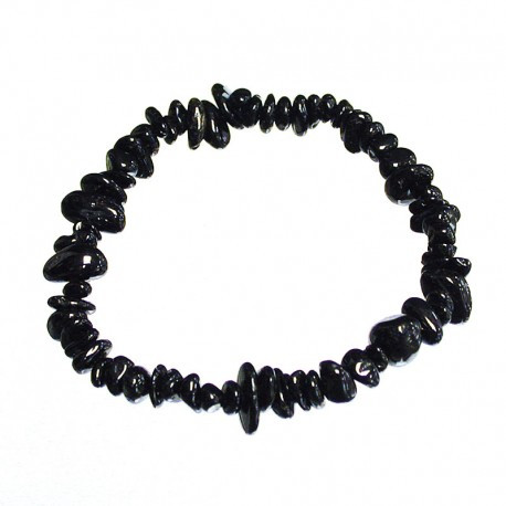 bracelet tourmaline noire baroque