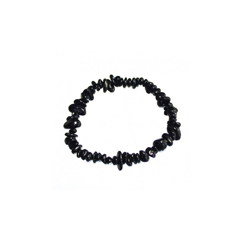 bracelet tourmaline noire baroque