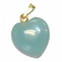 Pendentif Coeur Amazonite