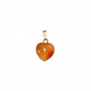 pendentif cornaline coeur