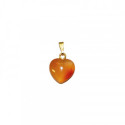 pendentif cornaline coeur
