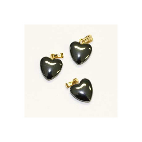 Pendentif Coeur Hématite