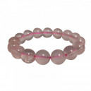 Bracelet Quartz rose boules