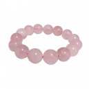Bracelet Quartz rose boules