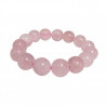 Bracelet Quartz rose boules