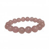 Bracelet Quartz rose boules