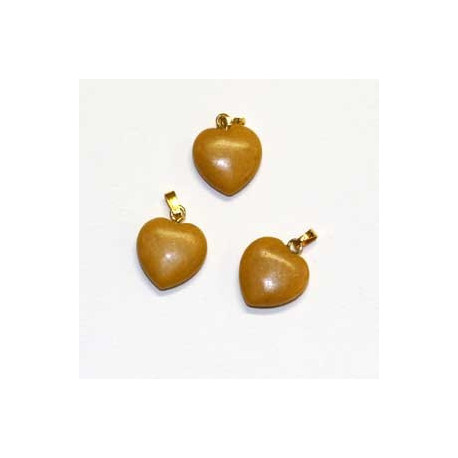 coeur jade jaune