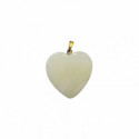 pendentif en coeur nacre
