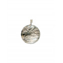 Pendentif quartz à tourmaline noire