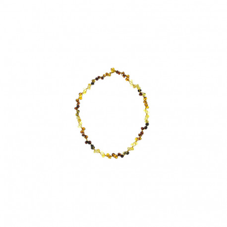 collier d'ambre Adulte, mélangé, tressé