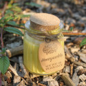Bougies en pot verre à la cire de soja parfums de fleurs et de fruits