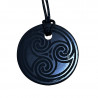 Pendentif Shungite triskele