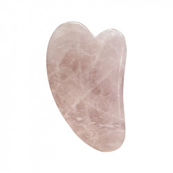 outil de Massage facial GUA SHA quartz rose