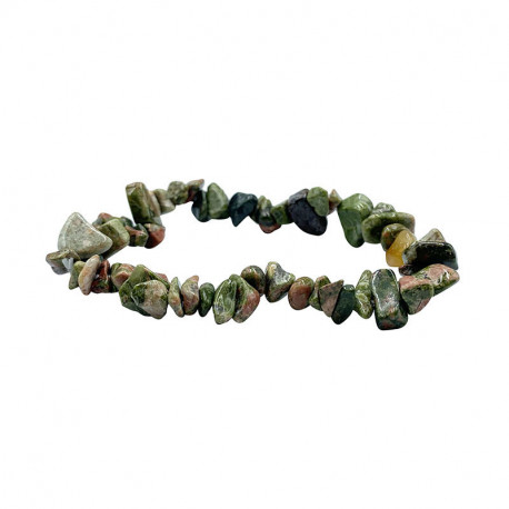 Bracelet baroque Unakite