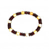 Bracelet en Ambre pastilles et boules