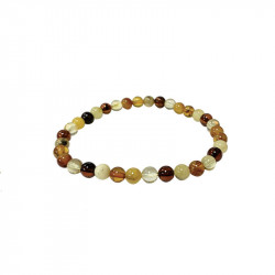 Bracelet ambre 5-6mm multi