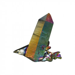 Quartz aura titane