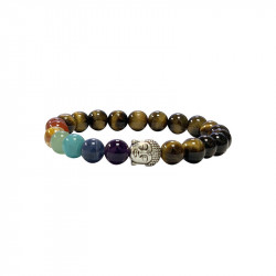 Bracelet 7 chakras, perle...