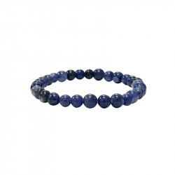 Bracelet sodalite boules