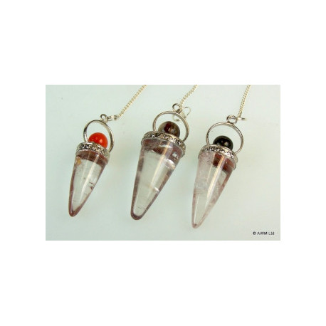 pendule    Cone Cristal de roche