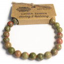 bracelet unakite  boules