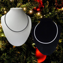 collier renforcé blanc  anneaux de vie©