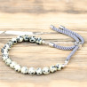 bracelet   jaspe dalmatien