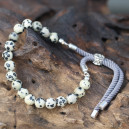 bracelet   jaspe dalmatien