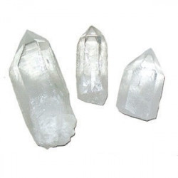 cristal de roche,  pointes