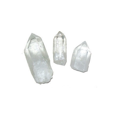 cristal de roche,  pointes