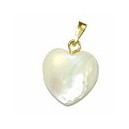 pendentif en coeur nacre