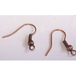 attache boucle d'oreilles cuivré