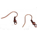 attache boucle d'oreilles cuivré