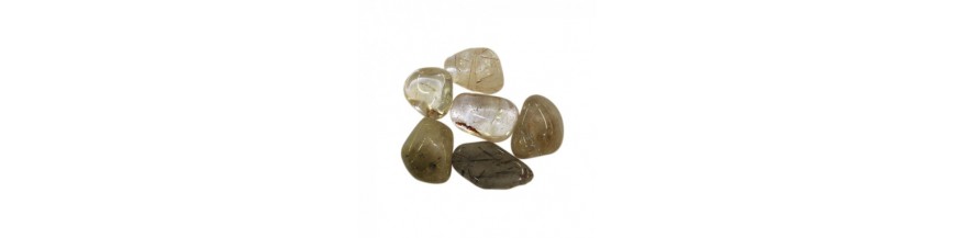 quartz  à inclusions de rutile ou cheveux de vénus vente propriété légende signification