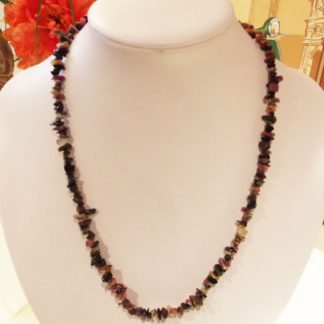 collier baroque tourmaline mélangée