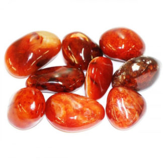 Galets polis de cornaline de Madagascar