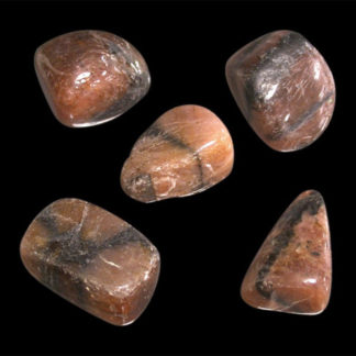 pendentif Chiastolite , pierre percée