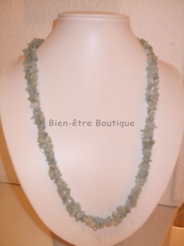 collier baroque aigue-marine