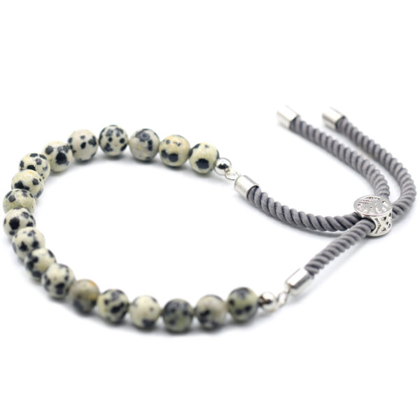 bracelet jaspe dalmatien