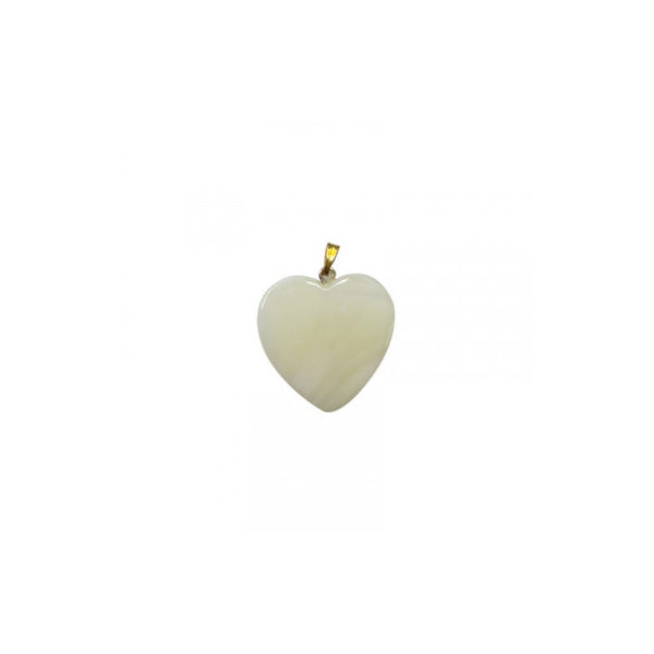 pendentif coeur nacre
