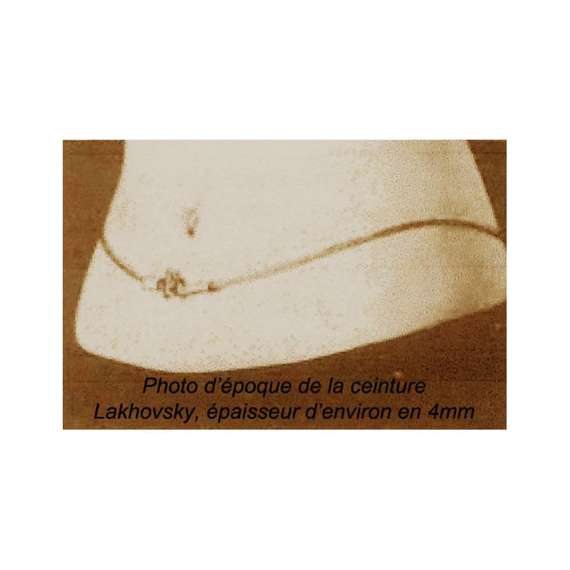 prise de taille pour ceinture poly métallique type lakhovsky anneaux de vie©