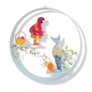 CERCEAU décoration - CHAPERON ROUGE ET LOUP