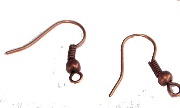 attache boucle d'oreilles cuivré