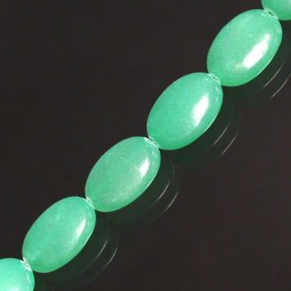 Collier hémimorphite, perles ovales