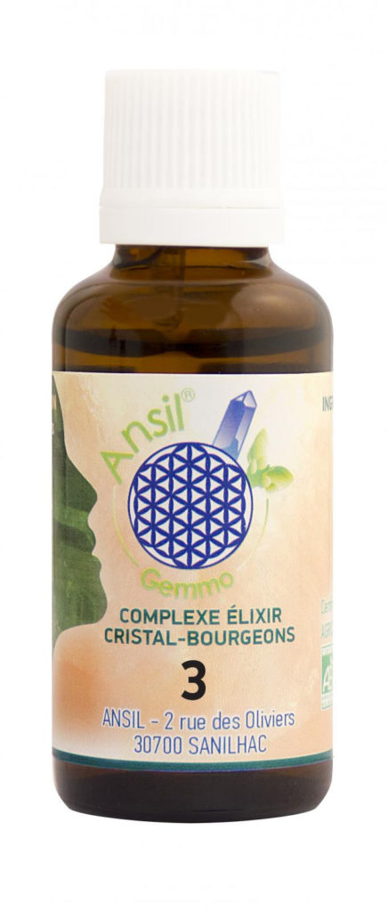 Elixir d’Emeraude et Bourgeons de Tilleul , Figuier, Romarin
